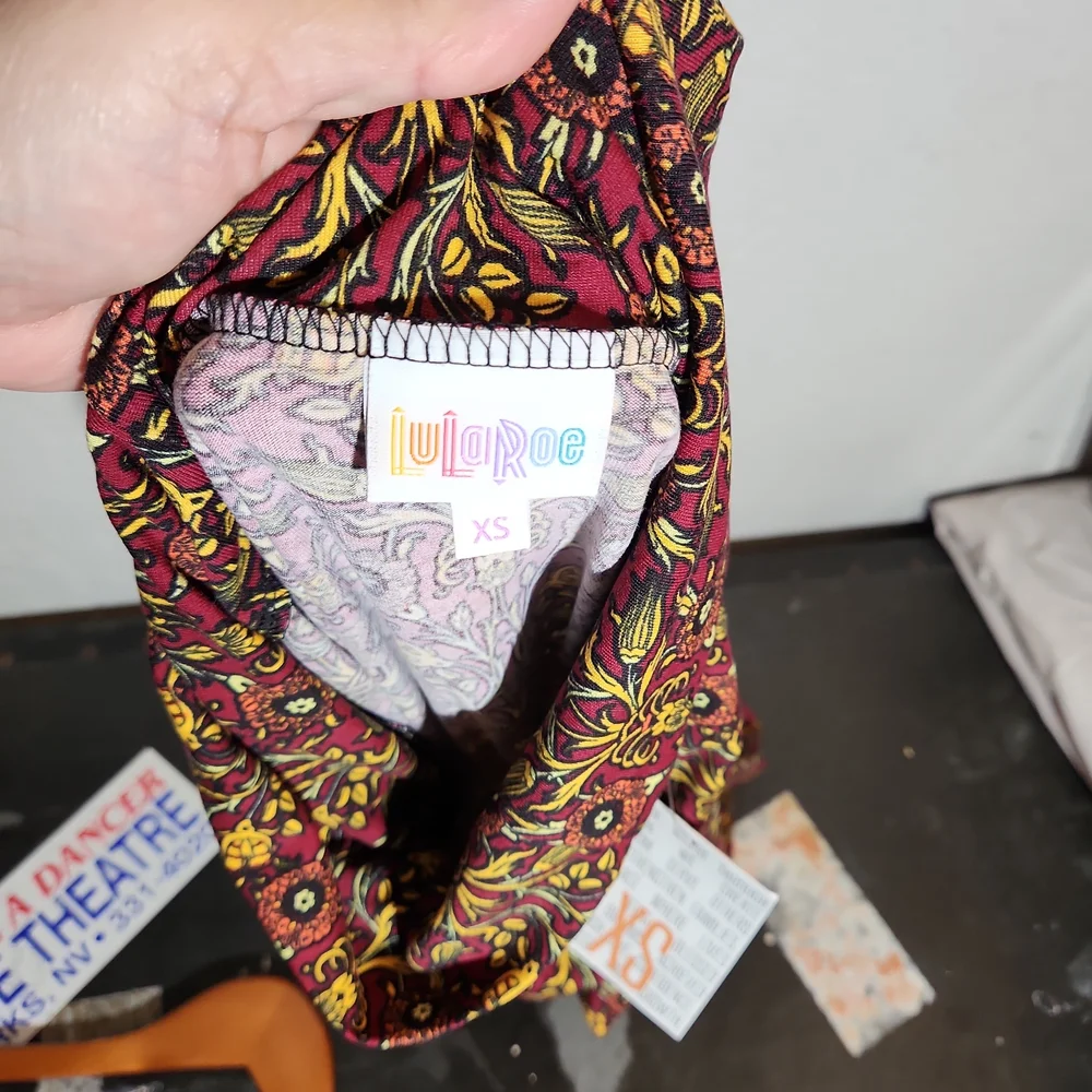 LULAROE XS Floral Patterned Maxi Skirt - Picture 7 of 7